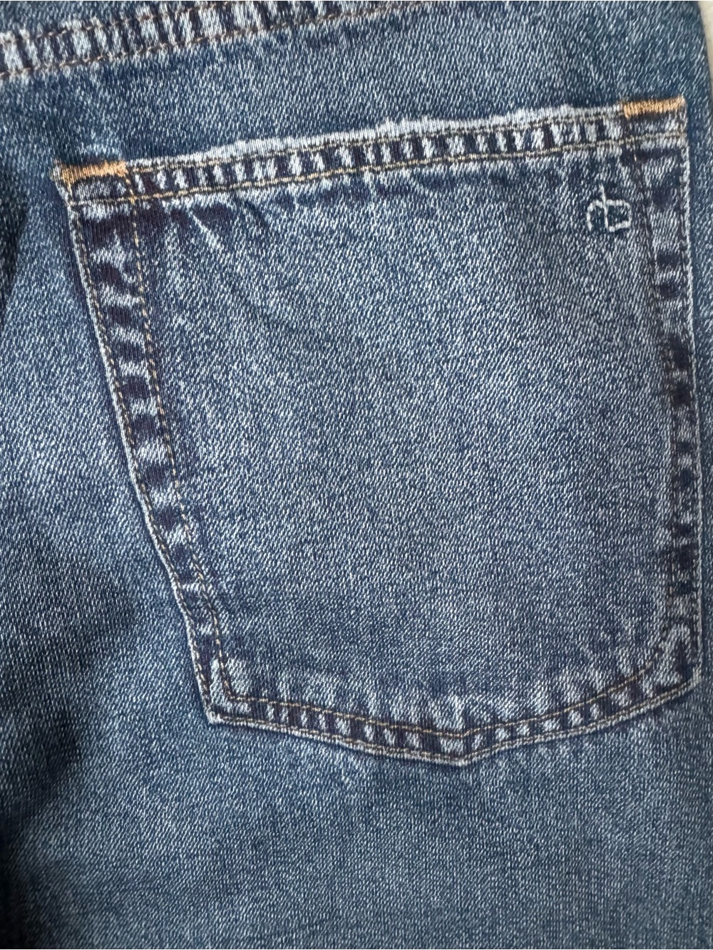 Rag & Bone Miramar Terry Sophe Wide Leg High-Rise Blue Women's Jeans size 25 - Picture 13 of 15